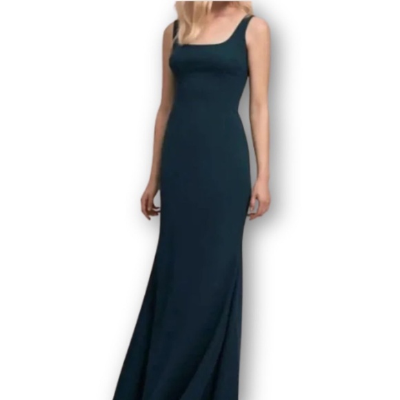 Anthropolgie BHLDN Katie May Lucy Gown Deep Navy Blue - Picture 6 of 6
